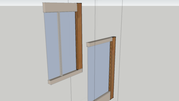 diagram of a window highlighting the stiles